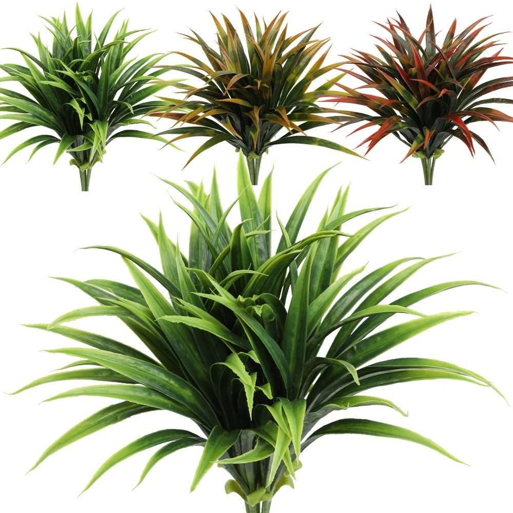 Spider Plant Hanging - Landscaping 42cm Artificial Orchid Leaves Simulation