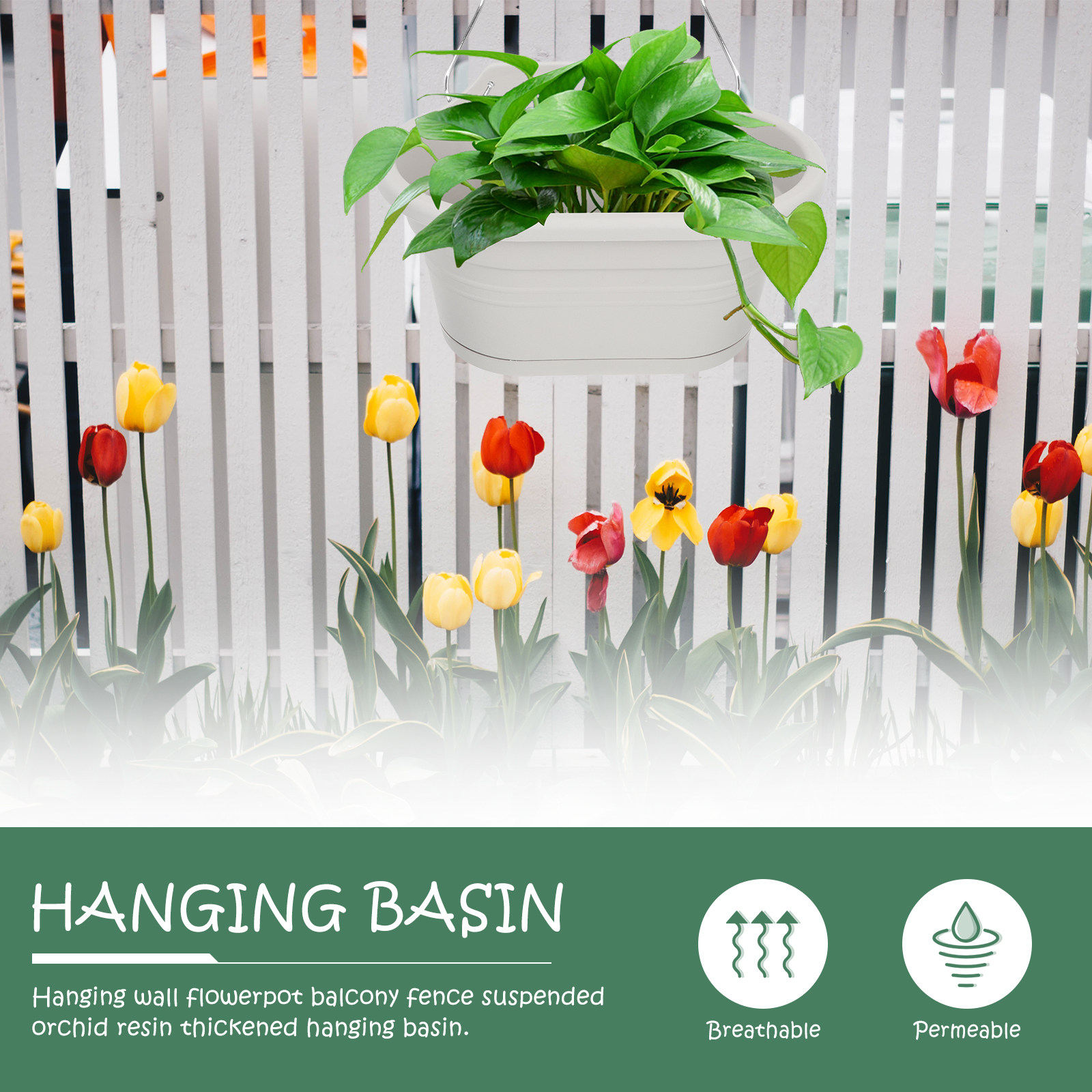 Wall Mounted Hanging Flower Po - Spider Plant Hanging ulasan dan harga